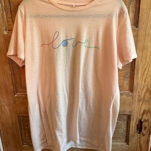 Peachy Short Sleeve “Yarn Love” Tee